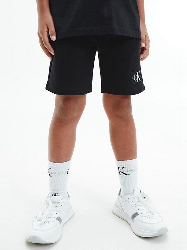 Calvin Klein USA Organic Cotton Jogger Boys Shorts Black 4031762-MY